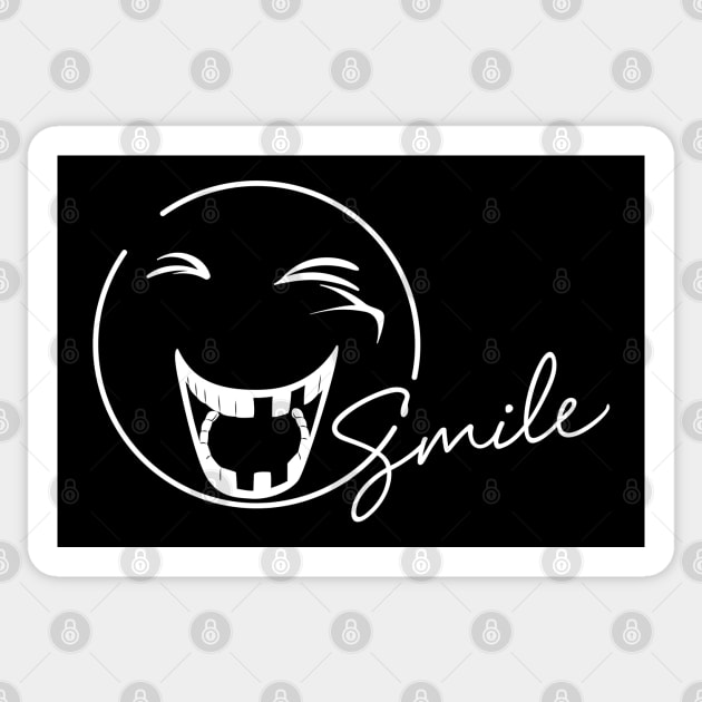 Smile On Sticker by t4tif